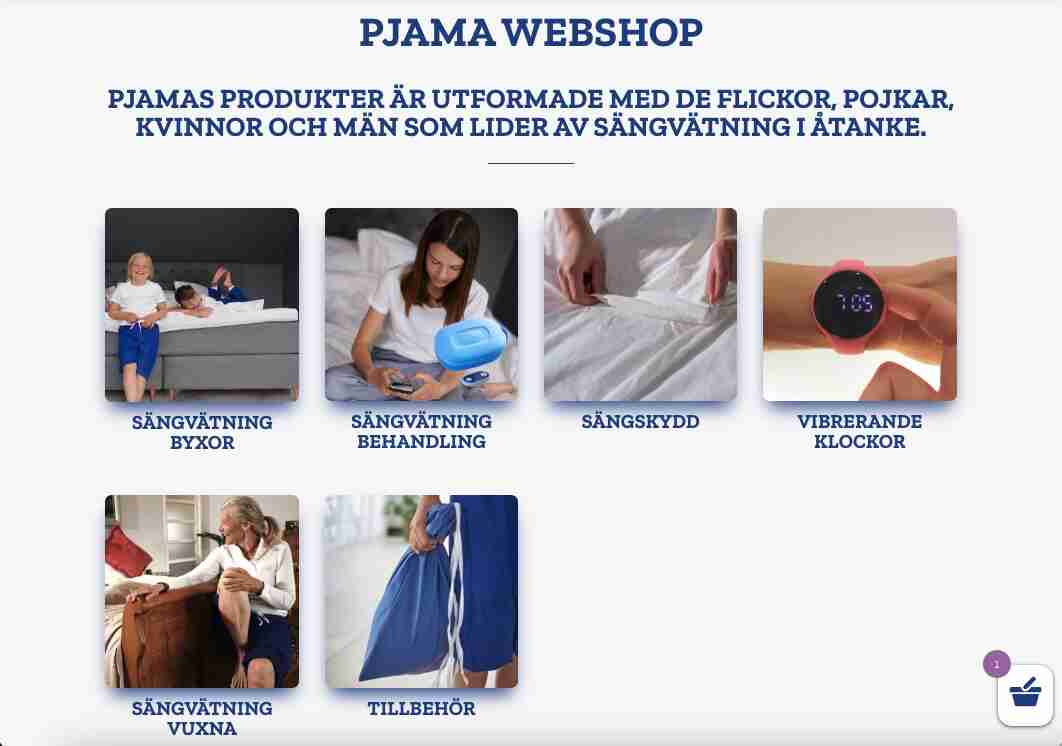 Pjama Webshop